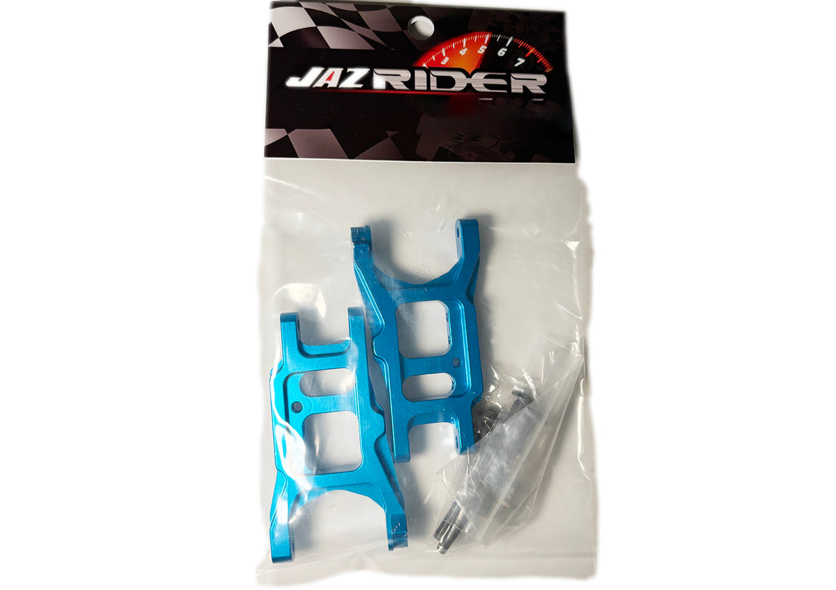 Tamiya Thunder shot/ Thunder Dragon/ Fire Dragon/ Terra Scorcher Aluminium Front/Rear Lower Suspension Arms (2pcs,Blue)