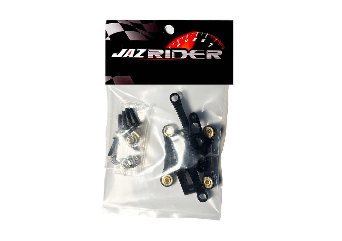 Tamiya TT01E / TT01ED Aluminium Steering Set (Black)