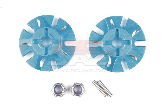Tamiya Hornet, Grasshopper, Frog, Lunch Box, Monster Beetle, FAV Clamp Type Aluminium Wheel Hubs (2pcs)
