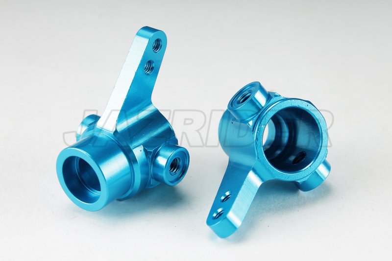Tamiya TA01 / TA02W / DF01 / Hotshot Aluminium Front Upright Knuckle Arms (Light Blue)