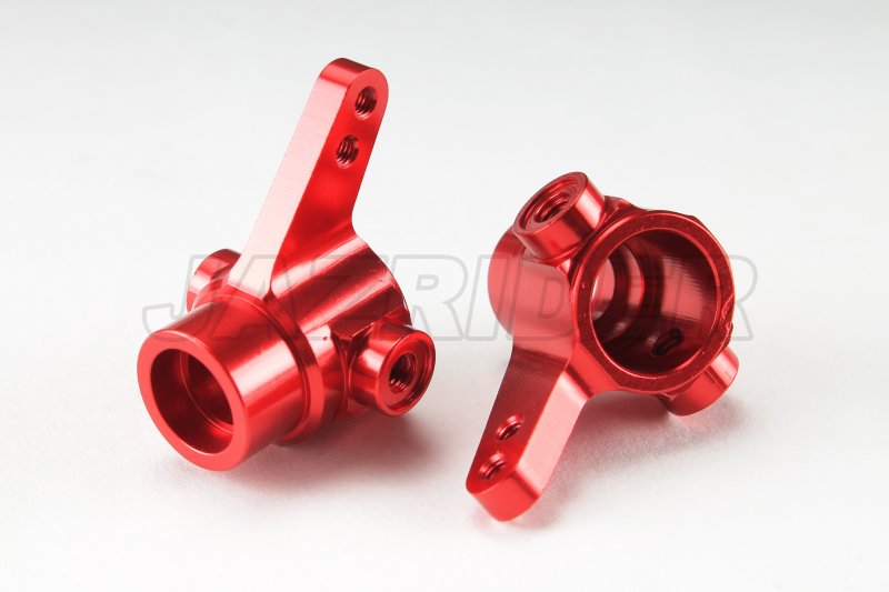 Tamiya TA01 / TA02W / DF01 / Hotshot Aluminium Front Upright Knuckle Arms (Red)