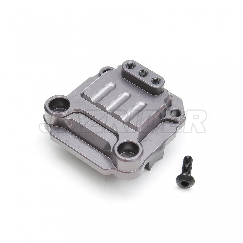 Tamiya TA01/TA02/DF01 Rear Gear Box Cover (Gun metal)