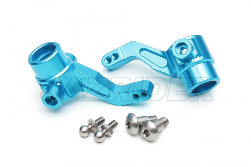 Tamiya Thunder shot/ Thunder Dragon/ Fire Dragon/ Terra Scorcher Aluminium Front Knuckle Arm (Blue)