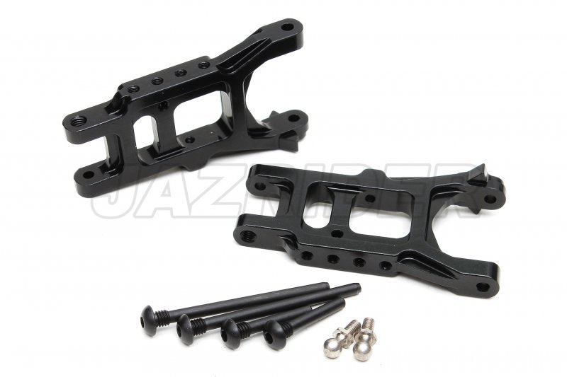 Tamiya Thunder shot/ Thunder Dragon/ Fire Dragon/ Terra Scorcher Aluminium Front/Rear Lower Suspension Arms (2pcs,Black)