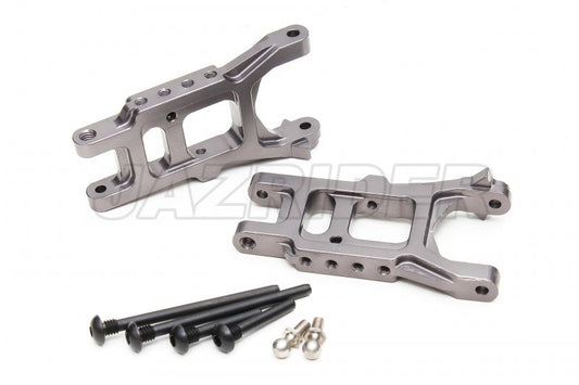 Tamiya Thunder shot/ Thunder Dragon/ Fire Dragon/ Terra Scorcher Aluminium Front/Rear Lower Suspension Arms (2pcs,Gun Metal)