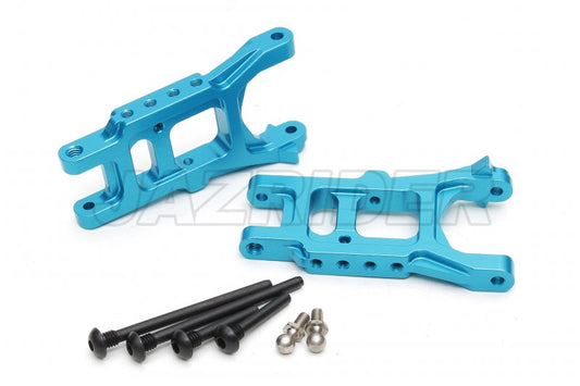 Tamiya Thunder shot/ Thunder Dragon/ Fire Dragon/ Terra Scorcher Aluminium Front/Rear Lower Suspension Arms (2pcs,Blue)