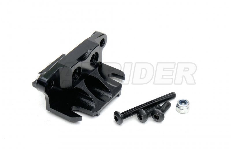 Tamiya Thunder shot/ Thunder Dragon/ Fire Dragon/ Terra Scorcher Aluminium Front Suspension Arm Mount/Gearbox Support (A5 Part) (Black)