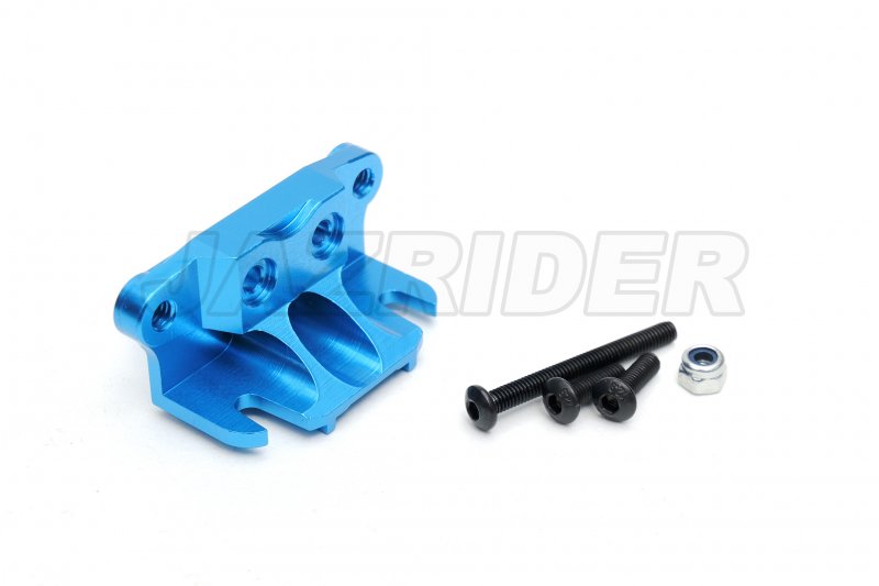 Tamiya Thunder shot/ Thunder Dragon/ Fire Dragon/ Terra Scorcher Aluminium Front Suspension Arm Mount/Gearbox Support (A5 Part) (Blue)