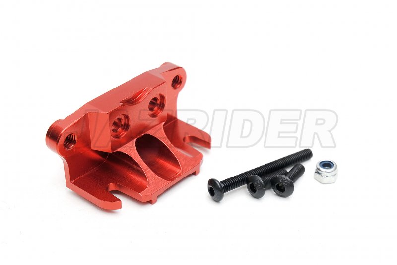 Tamiya Thunder shot/ Thunder Dragon/ Fire Dragon/ Terra Scorcher Aluminium Front Suspension Arm Mount/Gearbox Support (A5 Part) (Red)