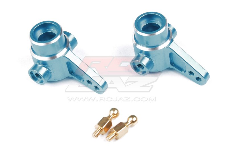 Tamiya Hotshot/Bigwig/Boomerang Front Upright Aluminum (Light Blue)