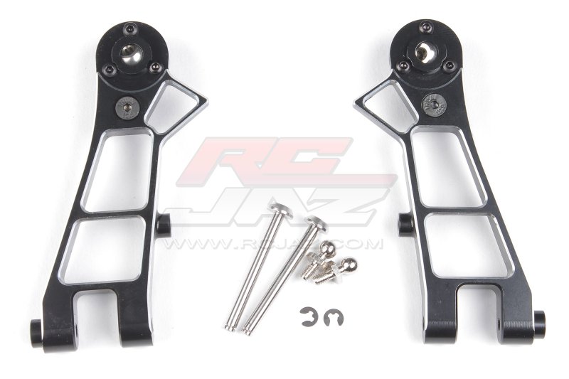 Tamiya Hotshot, Hotshot II/2, Super Hotshot, Boomerang 4WD Aluminium Front Upper Suspension Arms (Black)