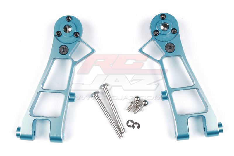 Tamiya Hotshot, Hotshot II/2, Super Hotshot, Boomerang 4WD Aluminium Front Upper Suspension Arms (Blue)
