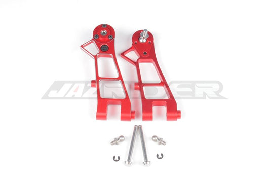 Tamiya Hotshot, Hotshot II/2, Super Hotshot, Boomerang 4WD Aluminium Front Upper Suspension Arms (RED)
