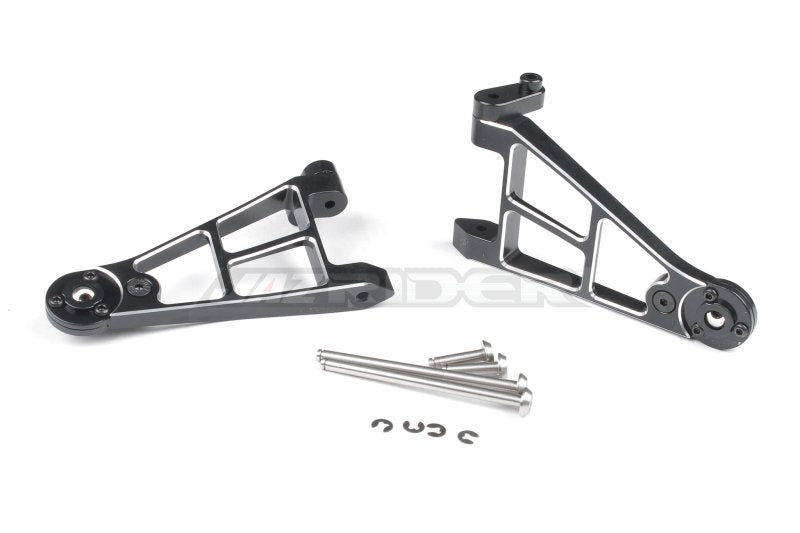 Tamiya Hotshot, Hotshot II/2, Boomerang 4WD Aluminium Front Lower Suspension Arms (Black)
