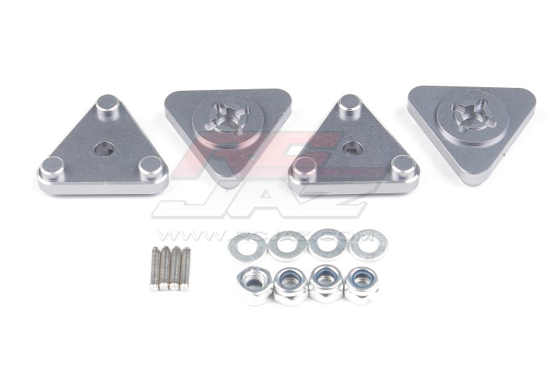 Tamiya Hotshot Wheel Hub Adapter (4pcs, Gun Metal)