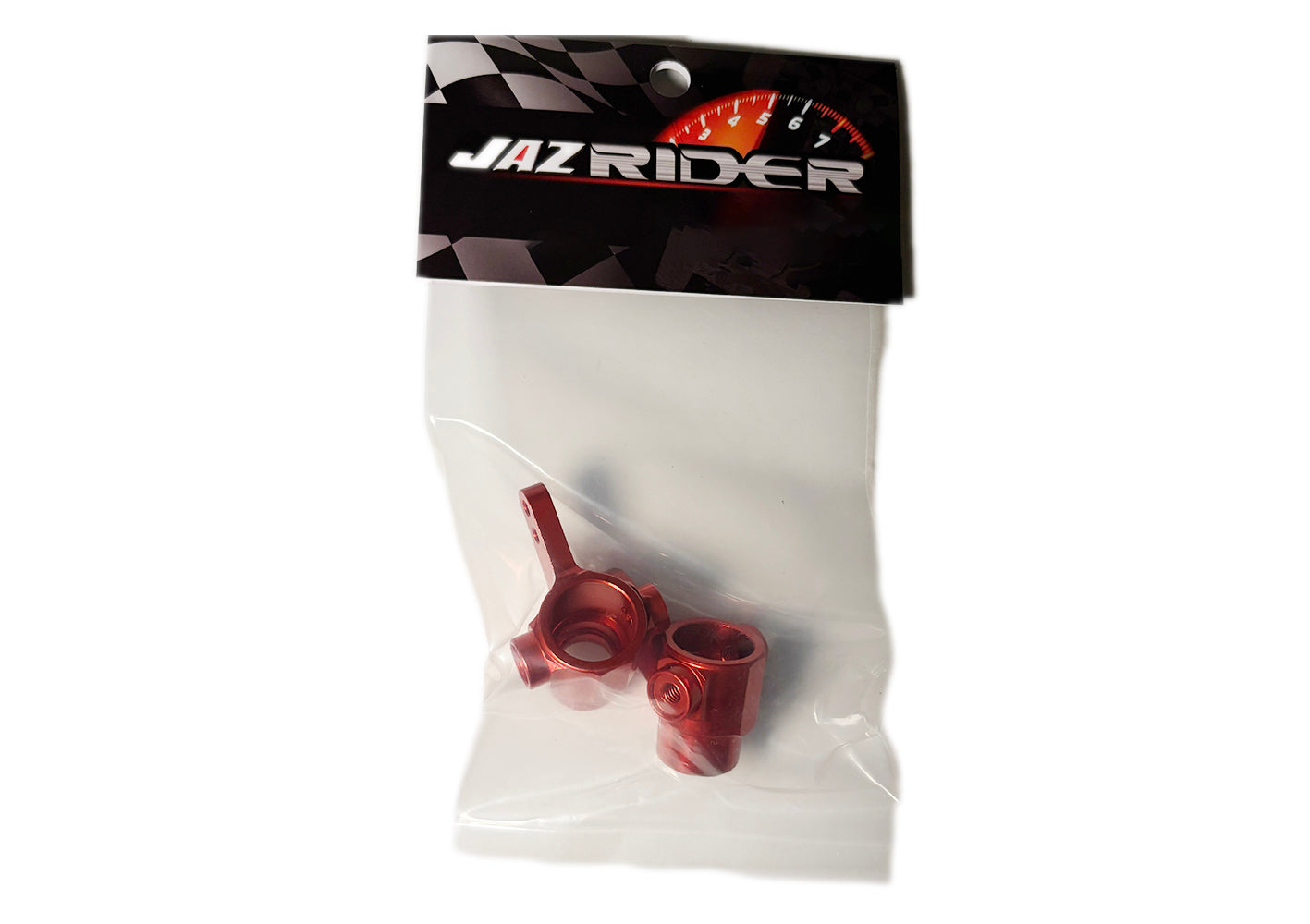 Tamiya TA01 / TA02W / DF01 / Hotshot Aluminium Front Upright Knuckle Arms (Red)