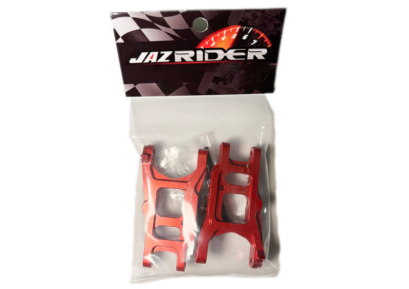 Tamiya Thunder shot/ Thunder Dragon/ Fire Dragon/ Terra Scorcher Aluminium Front/Rear Lower Suspension Arms (2pcs,Red)
