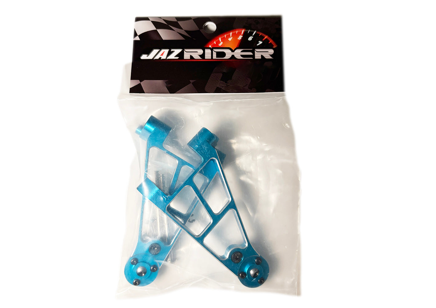 Tamiya Hotshot, Hotshot II/2, Boomerang 4WD Aluminium Front Lower Suspension Arms (Blue)