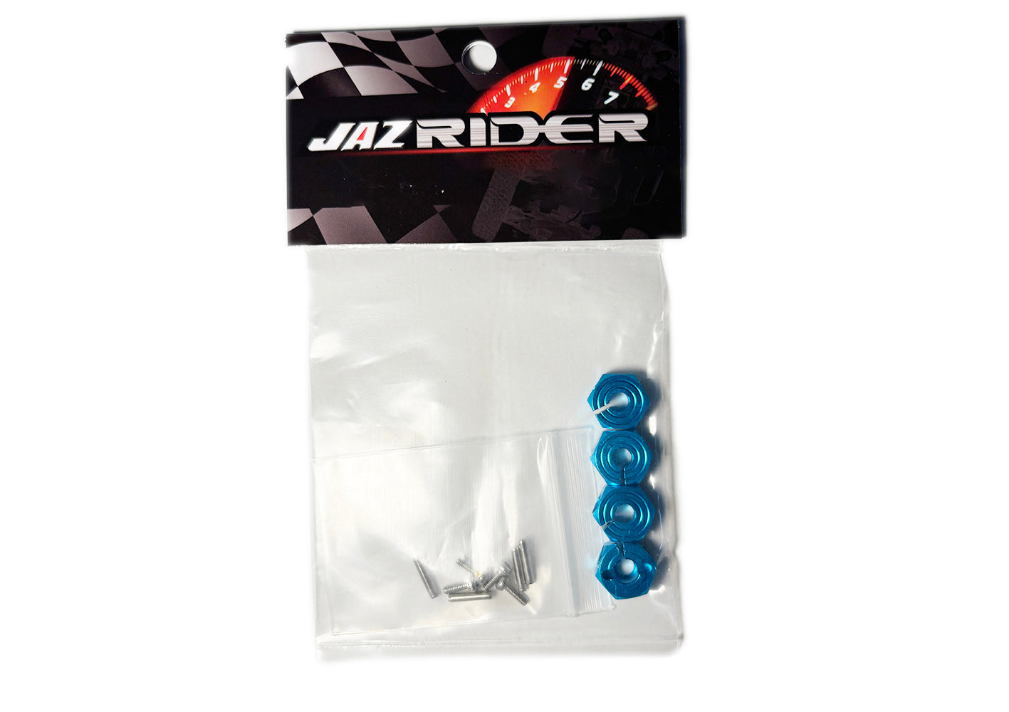 Tamiya TT-02 Aluminium 12mm Wheel Hex Hubs Adapter (Blue)